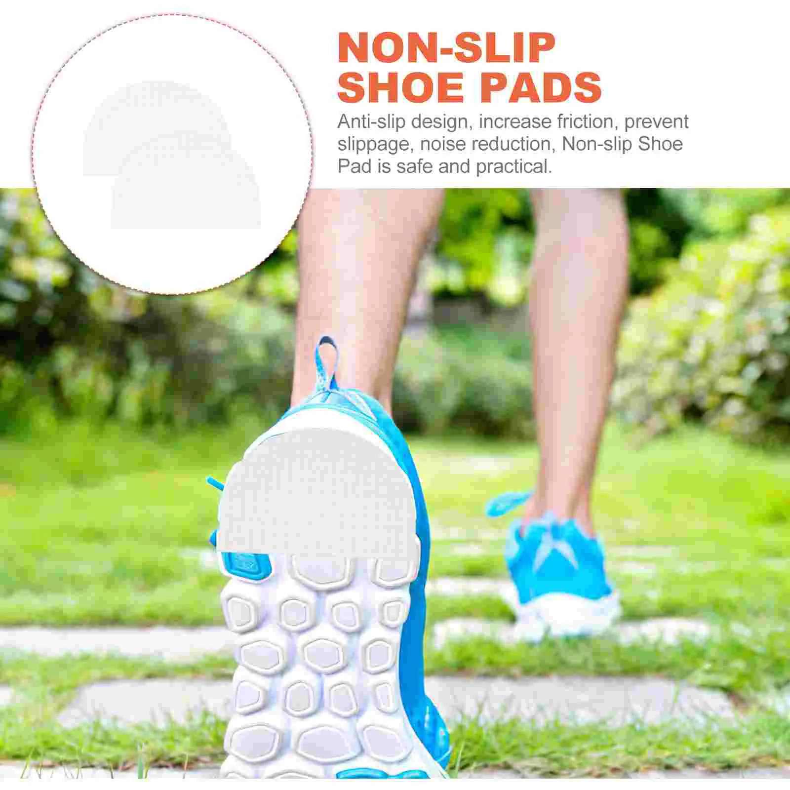 Sole Repair Subsidy Sneakers Protector Shoe Grips Rubber Pads Patch Mute Nonslip Shoes Bottom
