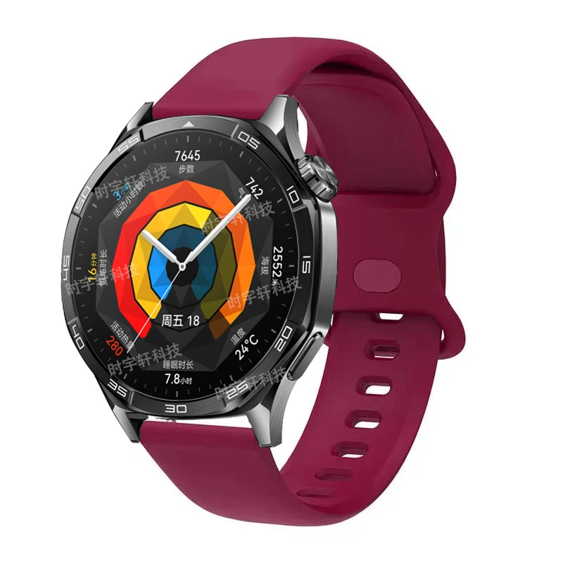 For Huawei Watch GT 5 46mm Band 22mm Silicone Correa For Huawei Watch 3 4/GT 2 Pro/2E/GT Runner/GT 4 GT 3/GT 5 Pro 46mm Strap