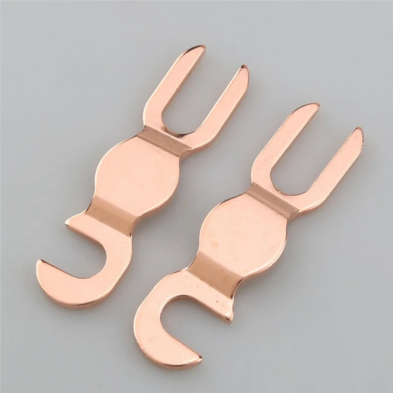 HiFi Audio Speaker Binding Post Bridge 5N KTV Speaker Cable Jumper U Fork Audio Terminal Connector-A