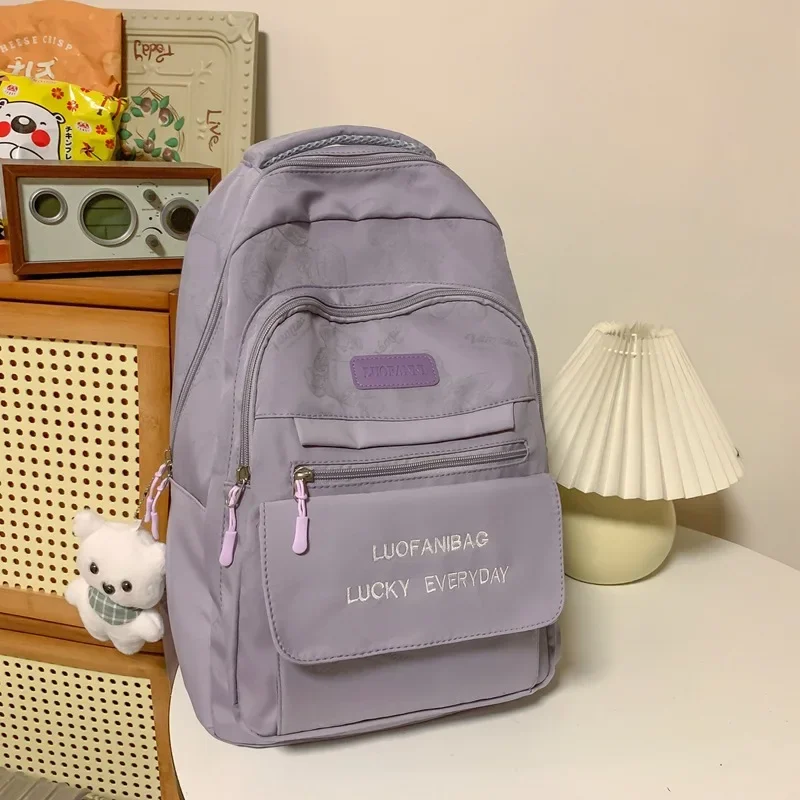 Japanese Academy Style Backpack for Women Instagram Style Cute and Casual High School Student Backpack Large Capacity Backpack