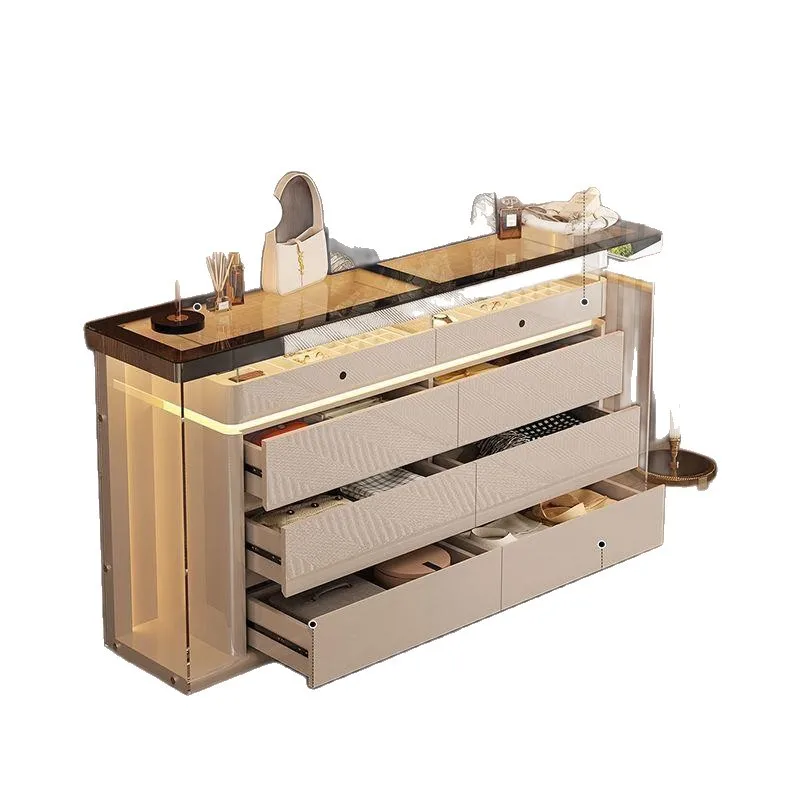 Jewelry storage jewelry cabinet, bedroom minimalist bedside chest cabinet, wall locker