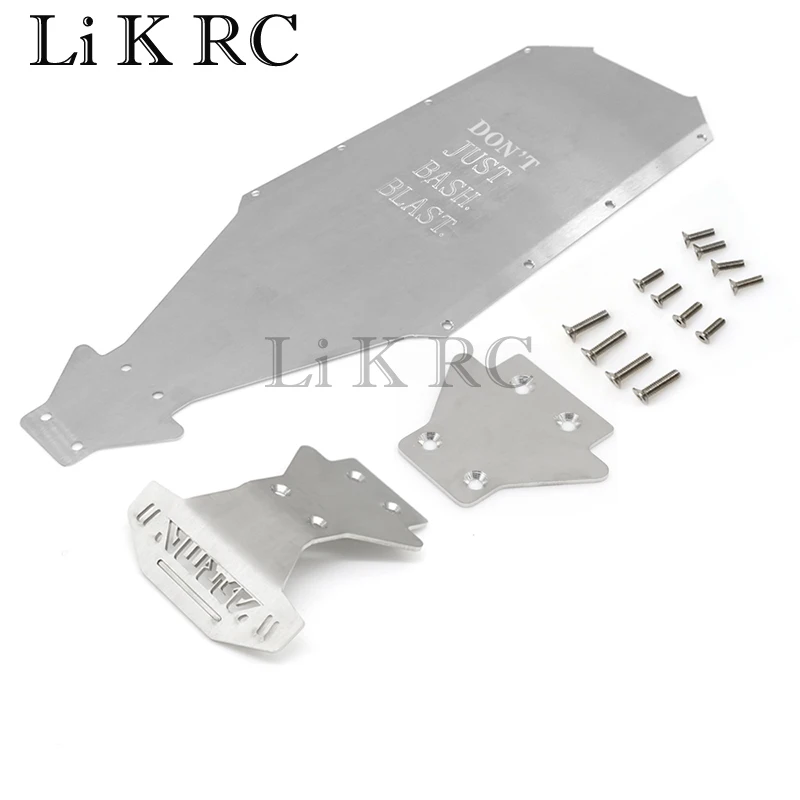 

Metal Stainless Steel Chassis Armor Protection Protector Skid Plate for Arrma Kraton EXB 1/8 RC Car Upgrade Parts