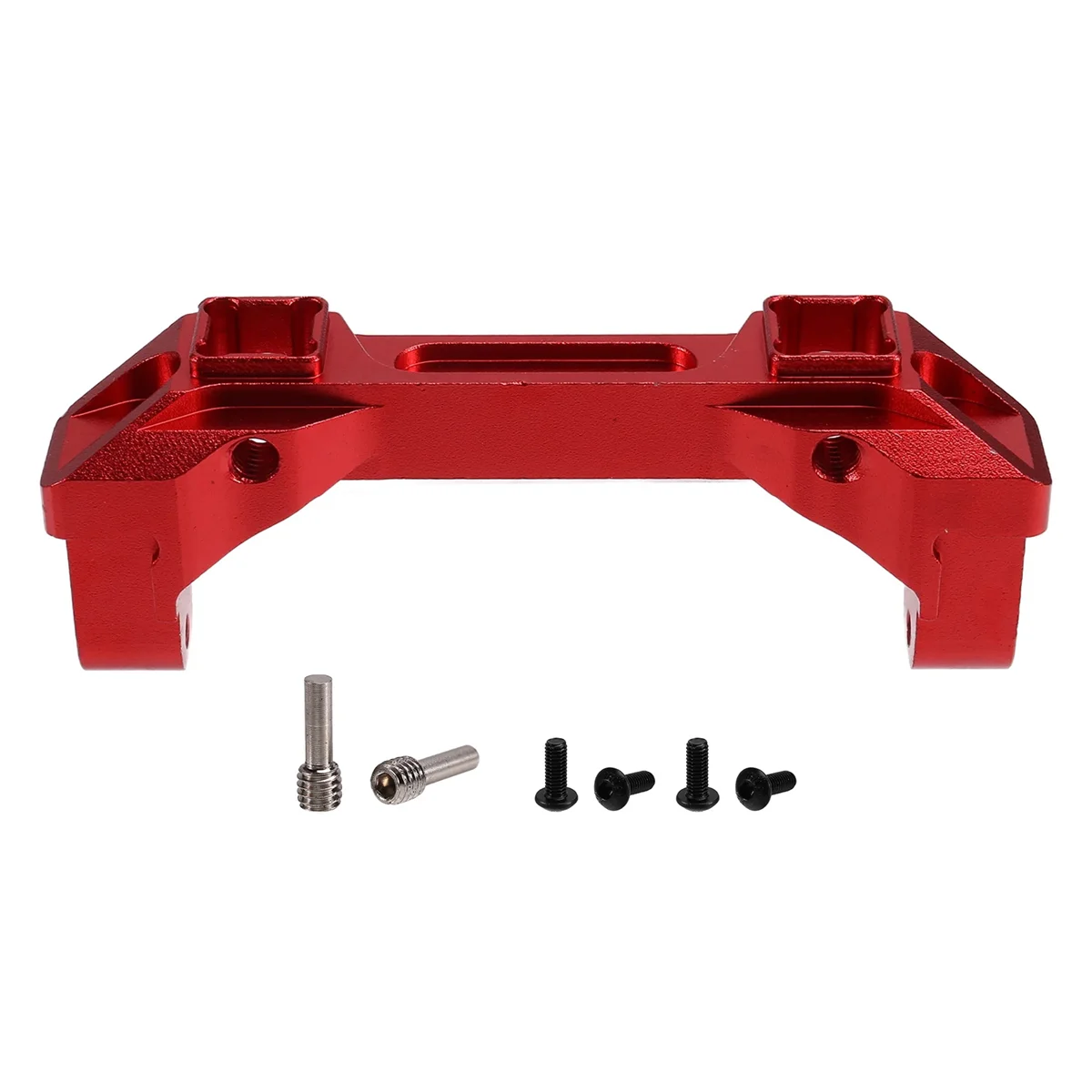 Aluminum Alloy TRX-4 Front Fender Base Bumper Beam for Traxxas TRX-4 1/10 RC Crawler TRX4 RC Car Upgrade Parts Red