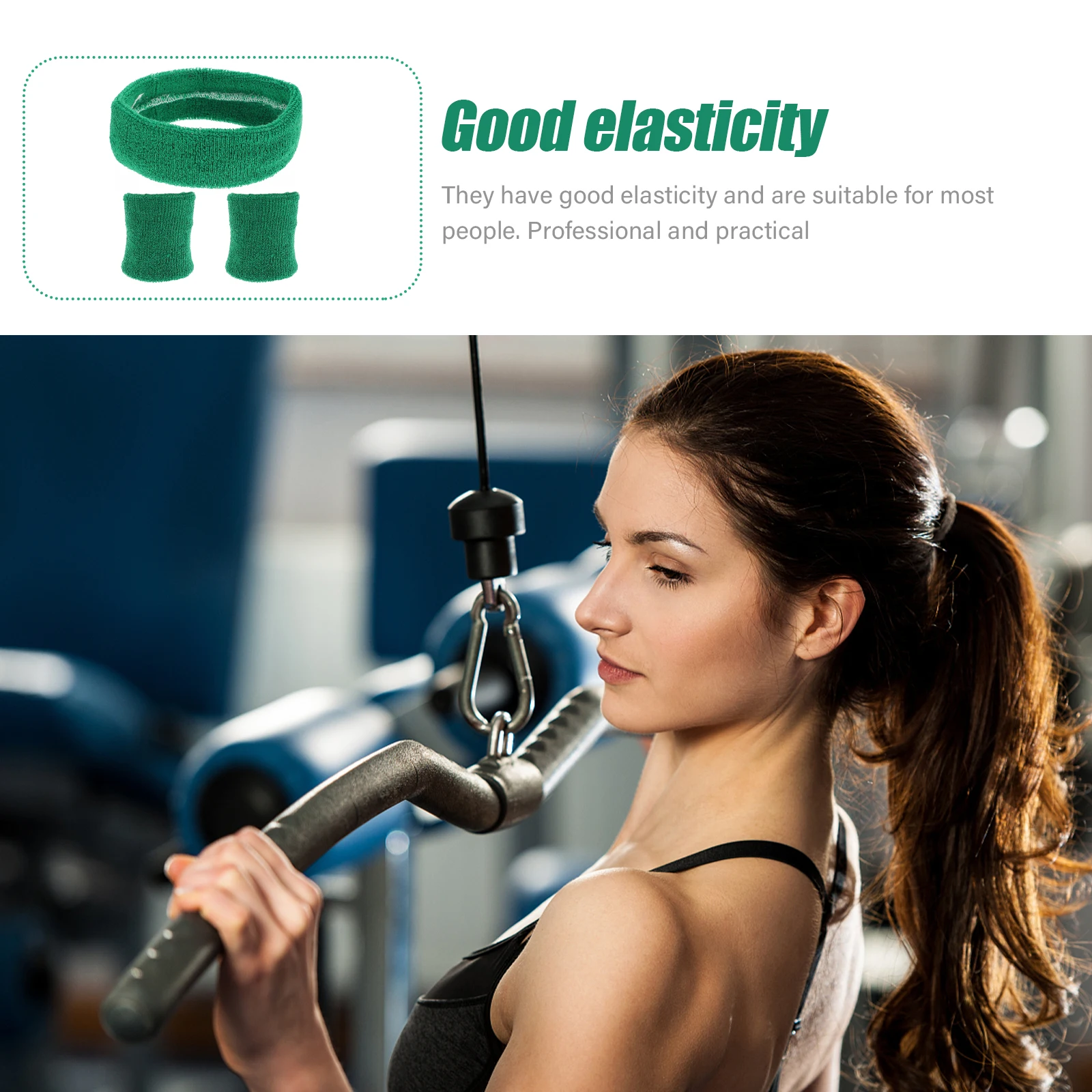 مجموعة واحدة من عصابة الرأس الرياضية المريحة والمتينة مع عصابة رأس رياضية جيدة لامتصاص العرق