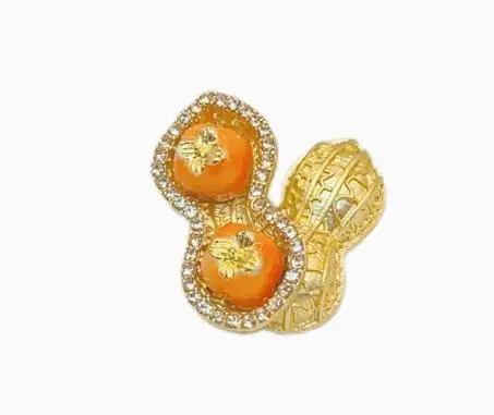 

Persimmon Brooch Pin Unique Fruit Jewelry All Occasions Dress Scarf Clip Lapel Cloak Collar Pin Elegant Accessory