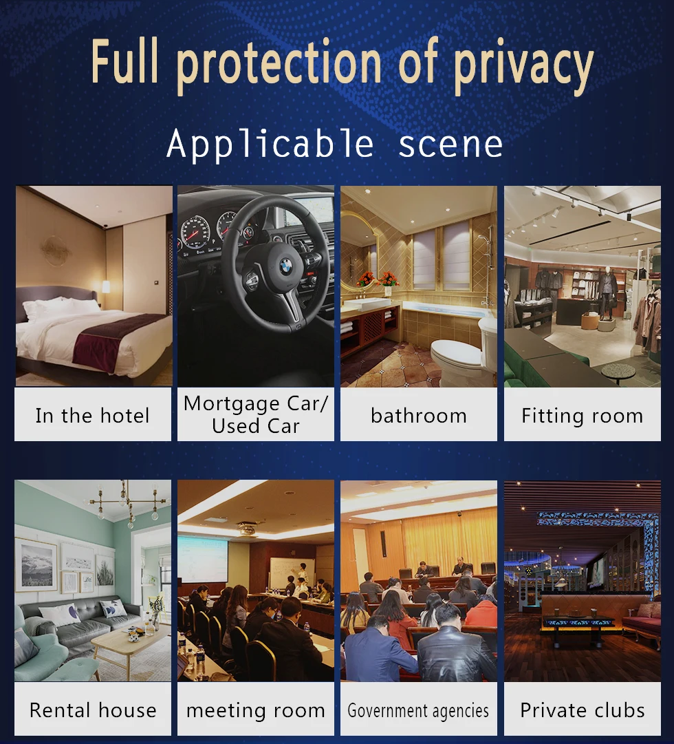 T68 Detector Anti Monitoring, Anti Snapping, Anti Positionering, Anti-Diefstal, Trillingen Alarm, voice Broadcast Detector