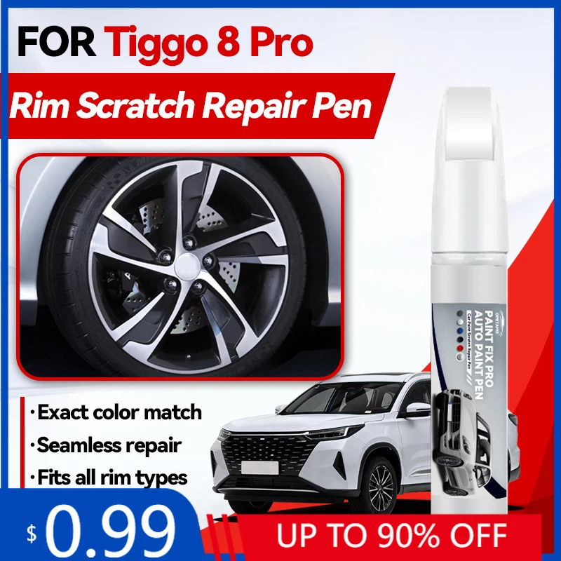 

Карандаш для подкраски колесных дисков, эксклюзивно для Chery Tiggo 8 Pro 1990-2026, средство для ремонта краски, удаления царапин, DIY