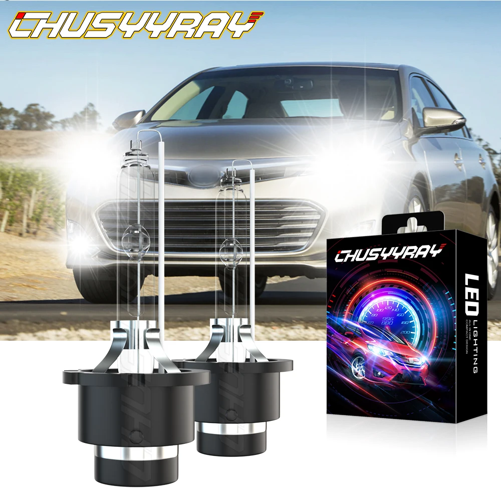 

CHUSYYRAY Compatible For Toyota Avalon 2014 2015 2016-2019 2x D4S HID Xenon Headlight Bulbs Low Beam Kit 6000K Car Accsesories