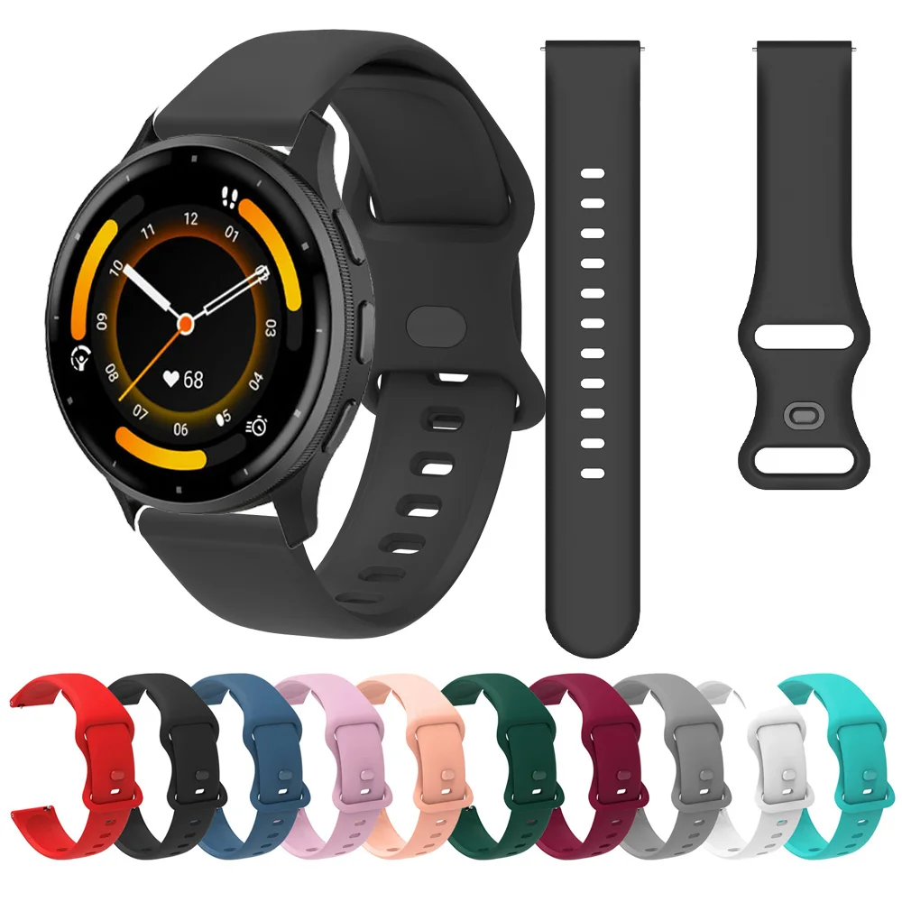 20mm Smartwatch Strap For Huawei Honor Magic Watch 2 42mm Silicone Bracelet Huawei GT 2 GT3 2 42mm GT 3 Pro 43mm Watch Wristband