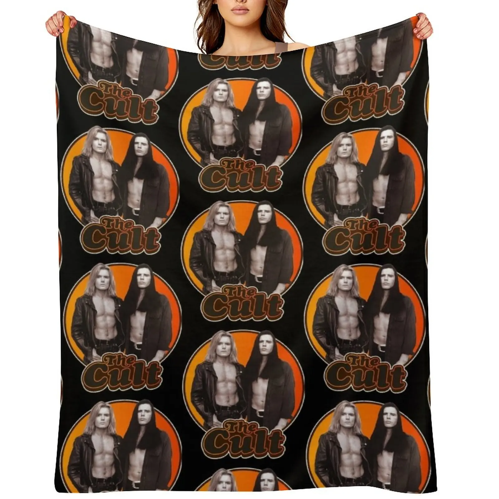 

The Cult Band Retro The Cult Band Tribute Throw Blanket Soft Plush Plaid Tourist Decorative Throw For Sofa Thin Blankets