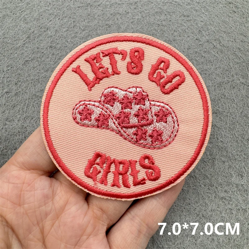 West Cowboys Stickerei Patches auf Kleidung Buchstaben Patch für Kleidung Eisen auf Patches für Kleidung DIY Rucksack auf Abzeichen – Detail 11
