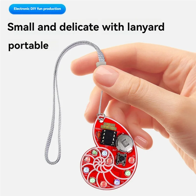 ABMF-LEDランニングライトDIYキット LEDランニングライト電子DIYキット LEDシェルランニングライトキット SMD SMT電子キット