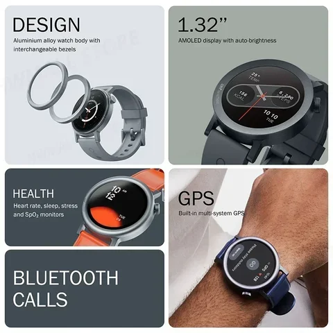 Горячая Распродажа CMF Watch Pro 2, 1,32 дюйма AMOLED Bluetooth 5,3 BT, звонки с искусственным шумоподавлением, GPS, умные часы, часы CMF