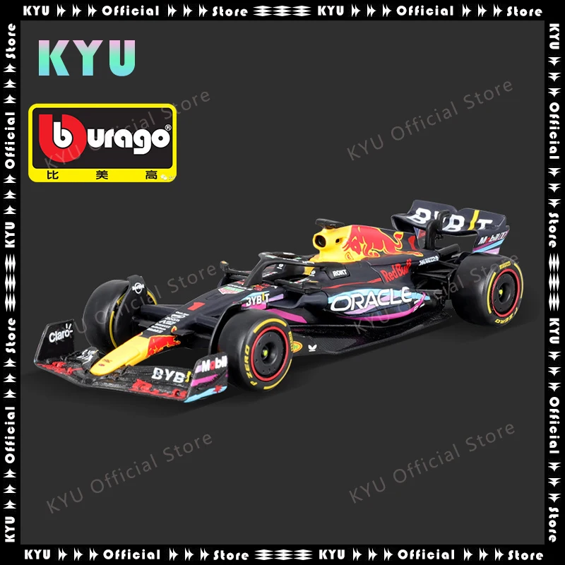 

Модель гоночного автомобиля Bburago 1:43 Red Bull Rb19 Майами F1, Модель гоночного автомобиля из сплава 2023, формула гоночного украшения, коллекция