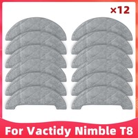 Compatible For Vactidy Nimble T8 Robot Vacuums Mop Cloths Rag Spare Part Replacement Accessory