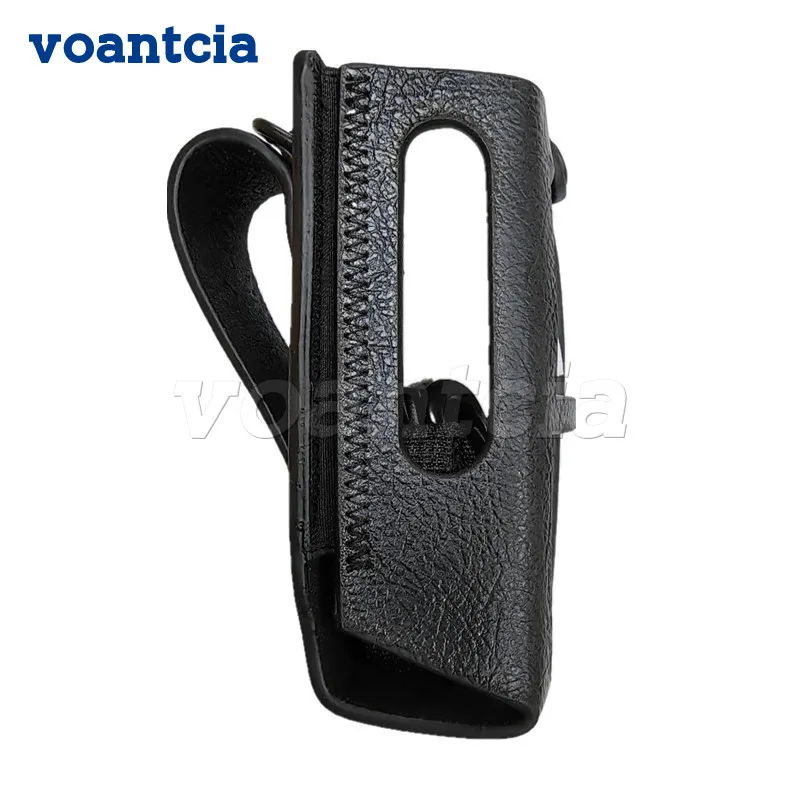 Voor Motorola R7 Walkie Talkie Tweeweg Radio Lederen Beschermhoes Schouderholster