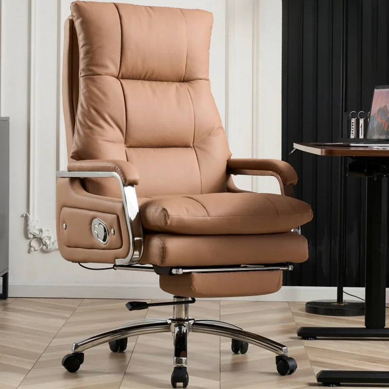 Cadeira ajustável do descanso para os pés da altura preta Mobiliário de escritório Chaise Design Poltrona de computador Fezes com Muebles Jogo confortável