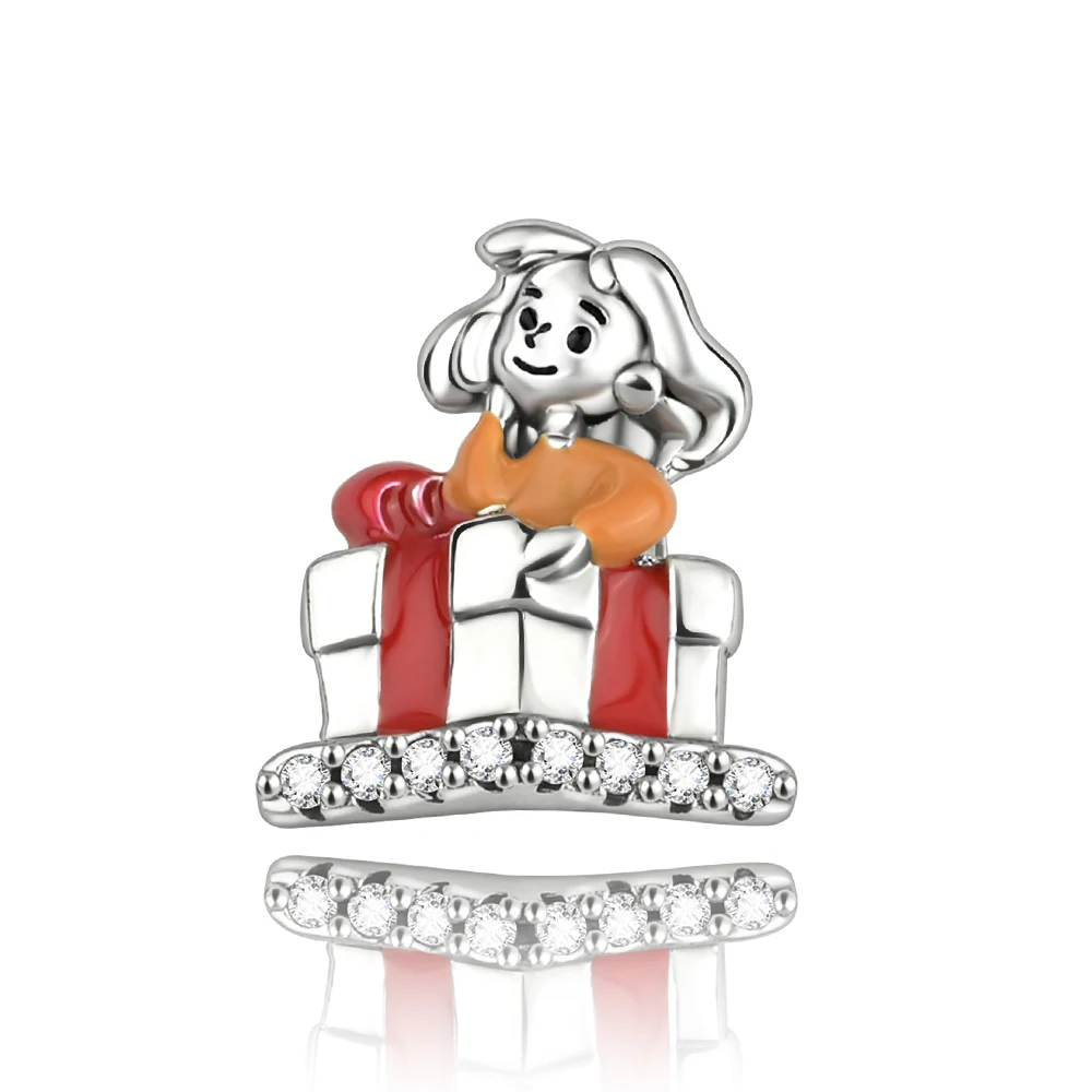 

Ahthen 925 Sterling Silver Hot Sale Beads Gift Box for Girls Charm fit Snake Chain Bracelets Necklaces for Women Jewelry Making