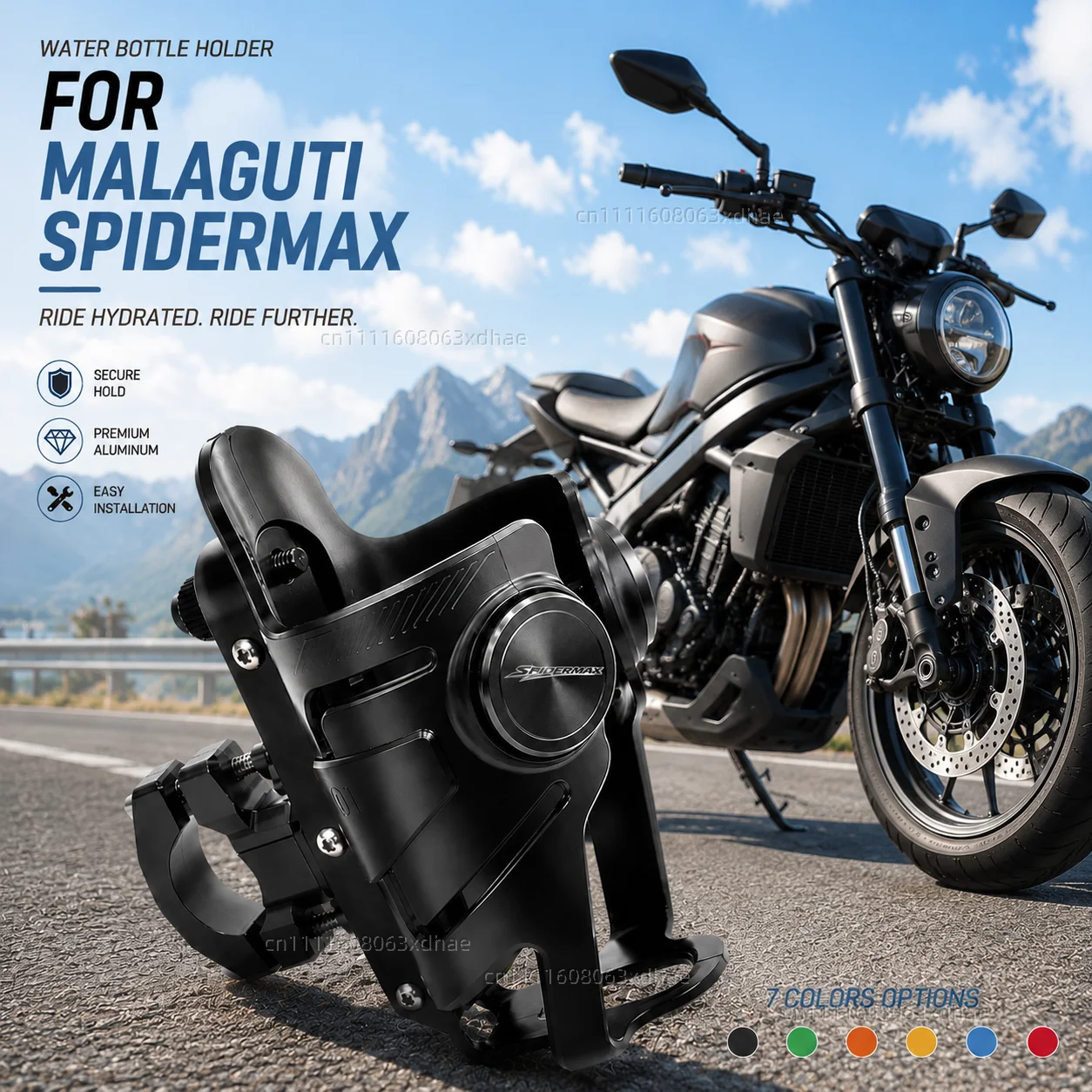 

Motorcycle Water Bottle Holder For Malaguti Spidermax 2004-2011 Coffee Beverage Tea Cup Support Modification Accessories