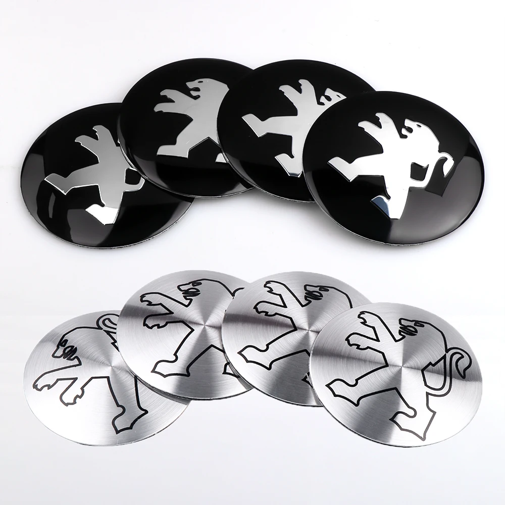 

4 шт., 56 мм, автомобильный Стайлинг, крышка ступицы колеса, наклейка, аксессуары для ремонта автомобиля для Peugeot 207 3008 206 208 308 307 407 508 2008 5008 4008