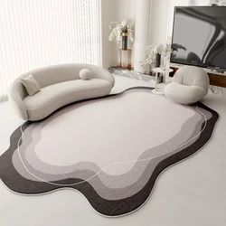 Nordic Style Cloakroom Rug Irregular shape Plush Floor Mat Fluffy Soft Rugs for Bedroom Minimalist Living Room Decoration Carpet