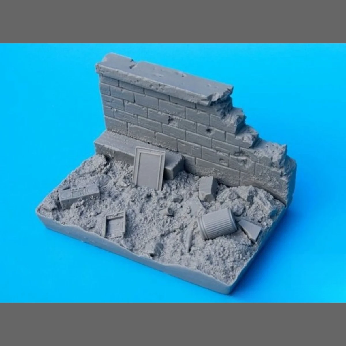 Kit de maquette en résine non peinte, thème militaire, spam de rue en ruine iraquienne, GK non assemblé et non peint, 1/35