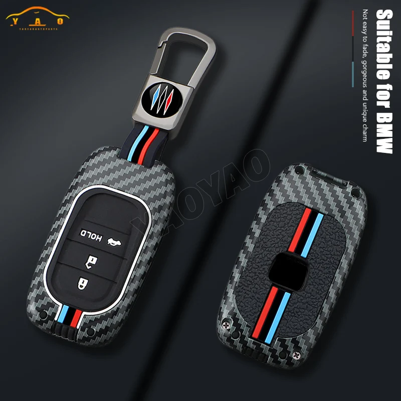 

2025 Zinc Alloy Car Remote Key Case Cover For Honda Accord Civic HR-V CR-V Pilot 2022 2023 2024 Key Protect Accessories