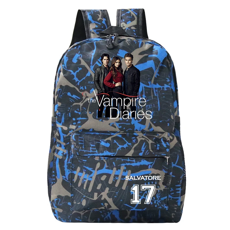 

The Vampire Diaries Backpack Children School Bags Large Capacity Backpack Women Men Daypack New School Bags for Student Boys