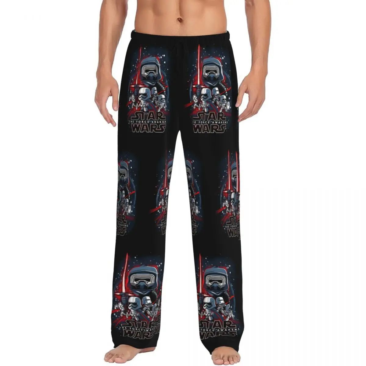 

Custom Men M-Mandalorianed Pajama Pants Print Space Television Sleep Sleepwear Bottoms with Pockets