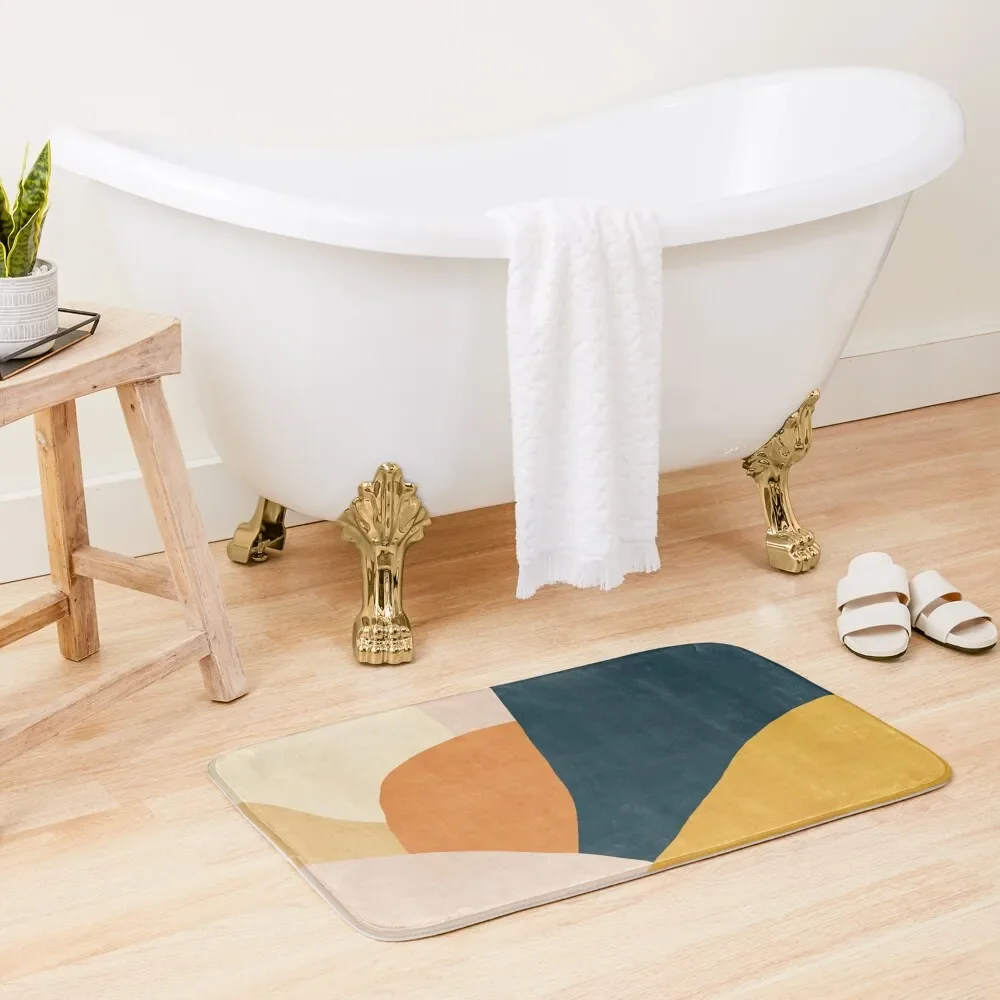 

Colorful mid century sunset Bath Mat Slip-Resistant Bathroom Rugs Mat
