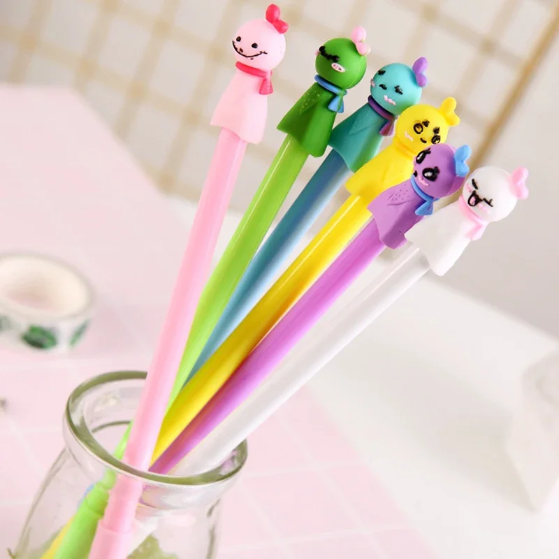 

Cartoon creative cute sunny doll pen marker pen gel pen student stationery school office supplies learning stationery wholesale