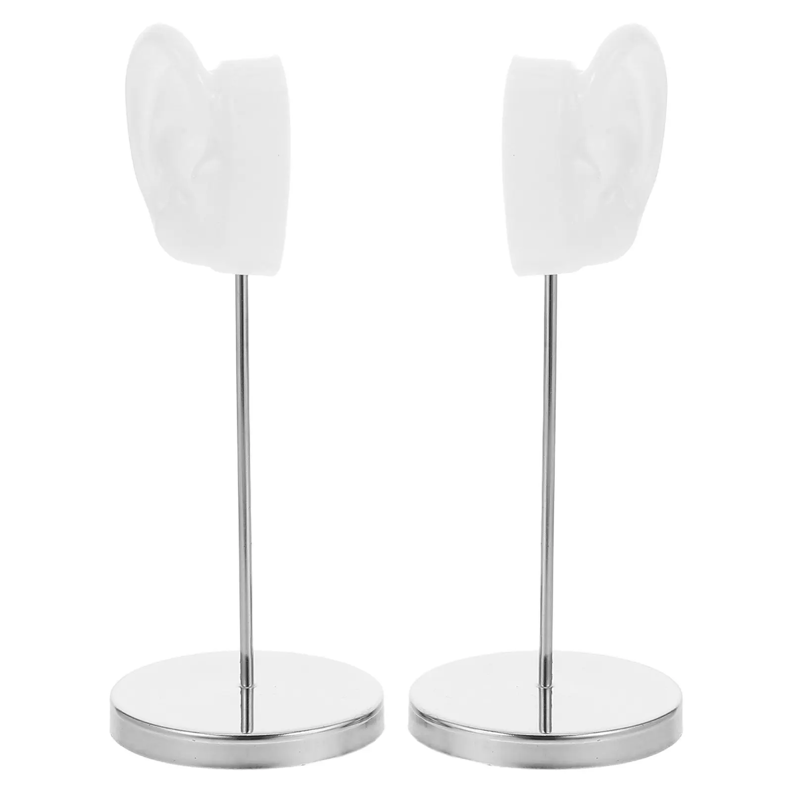 

Подставка для демонстрации серег в форме уха, силиконовая, с металлическим основанием, органайзер для ювелирных изделий для витрин магазинов