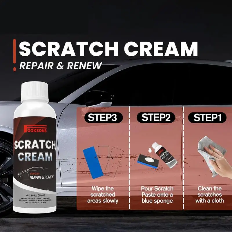 Car Paint Scratch Repair Car Repair Paste Paint Scratch Remover 50ml Long Lasting Car Paint Scratch Remover For Car Truck