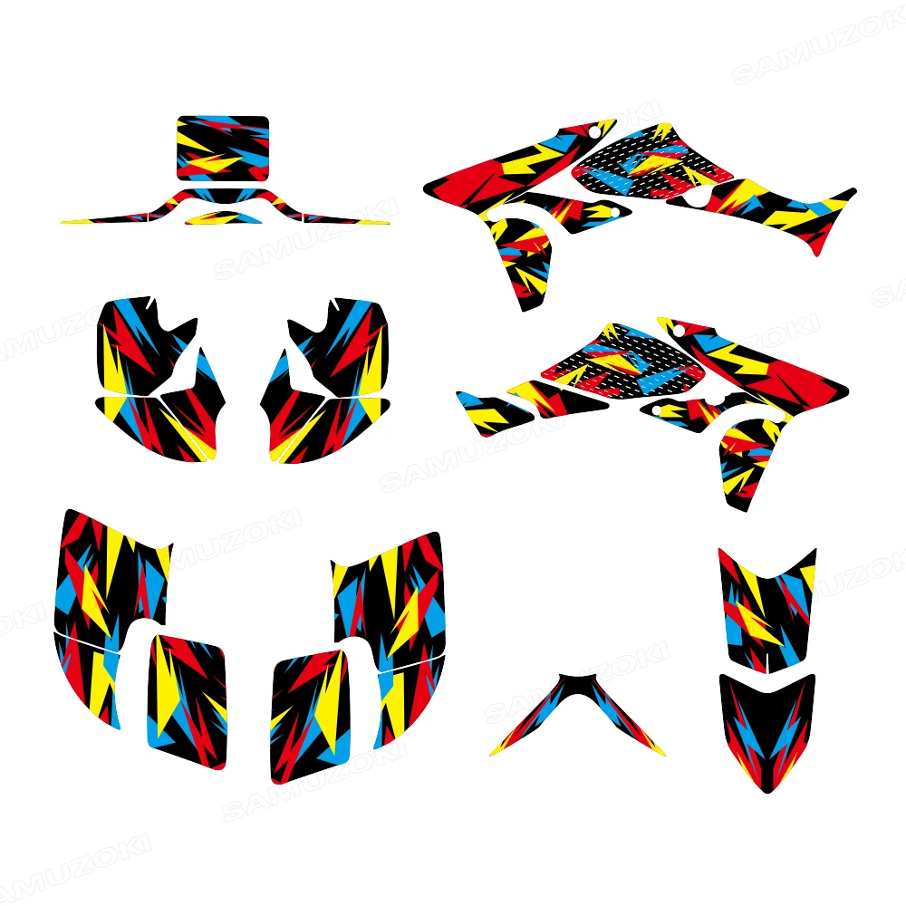 Fit for Honda TRX450R TRX 450R Fourtrax 2004-2018 TRX 450 R ATV Deco Sticker Graphics Backgrounds Decals Kit - view 3