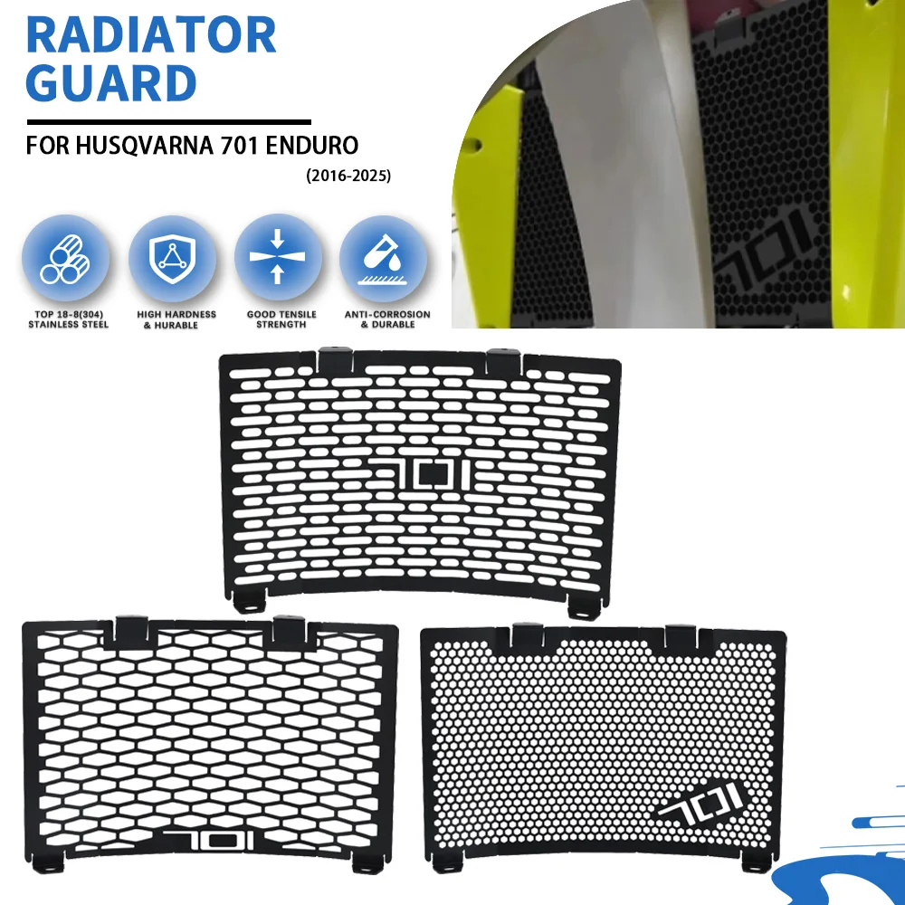 

Для Husqvarna 701 Enduro 2016 2017 2018 2019 2020 2021 2022 2023 2024 Мотокросс 701 Supermoto Защитные чехлы радиатора