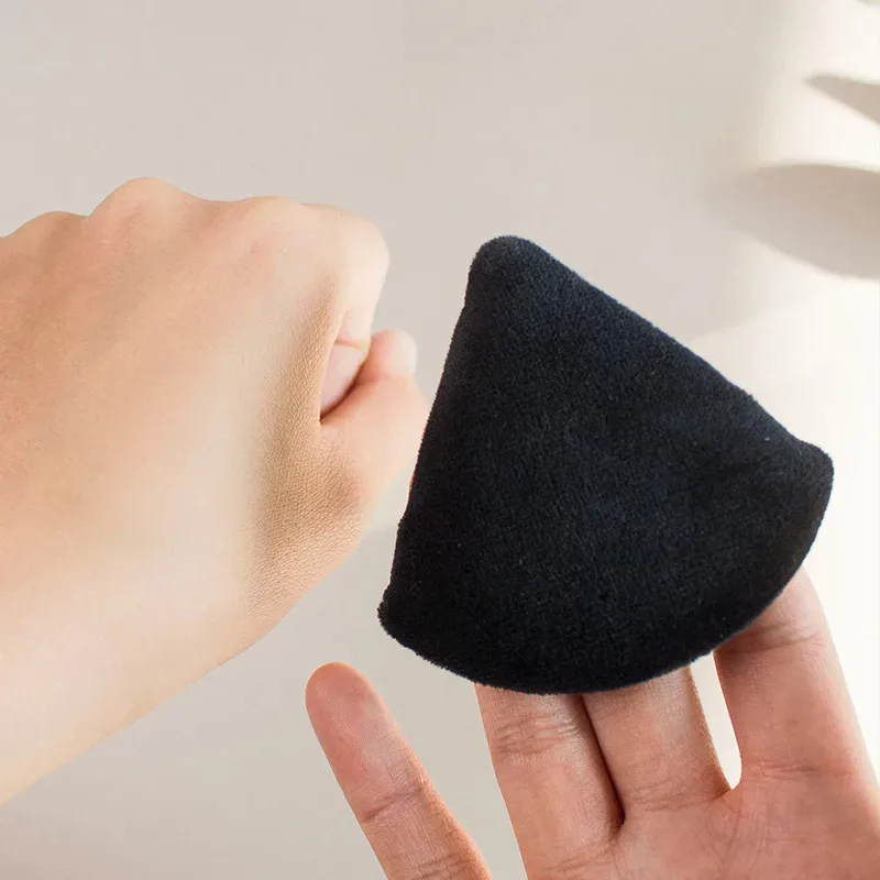 1/2/3/4/5pcs Driehoek Poederdons Nat Droog Gebruik Voor losse Poeder Vloeibare Cosmetische Zachte Pluche Poederdons Make-Up Foundation