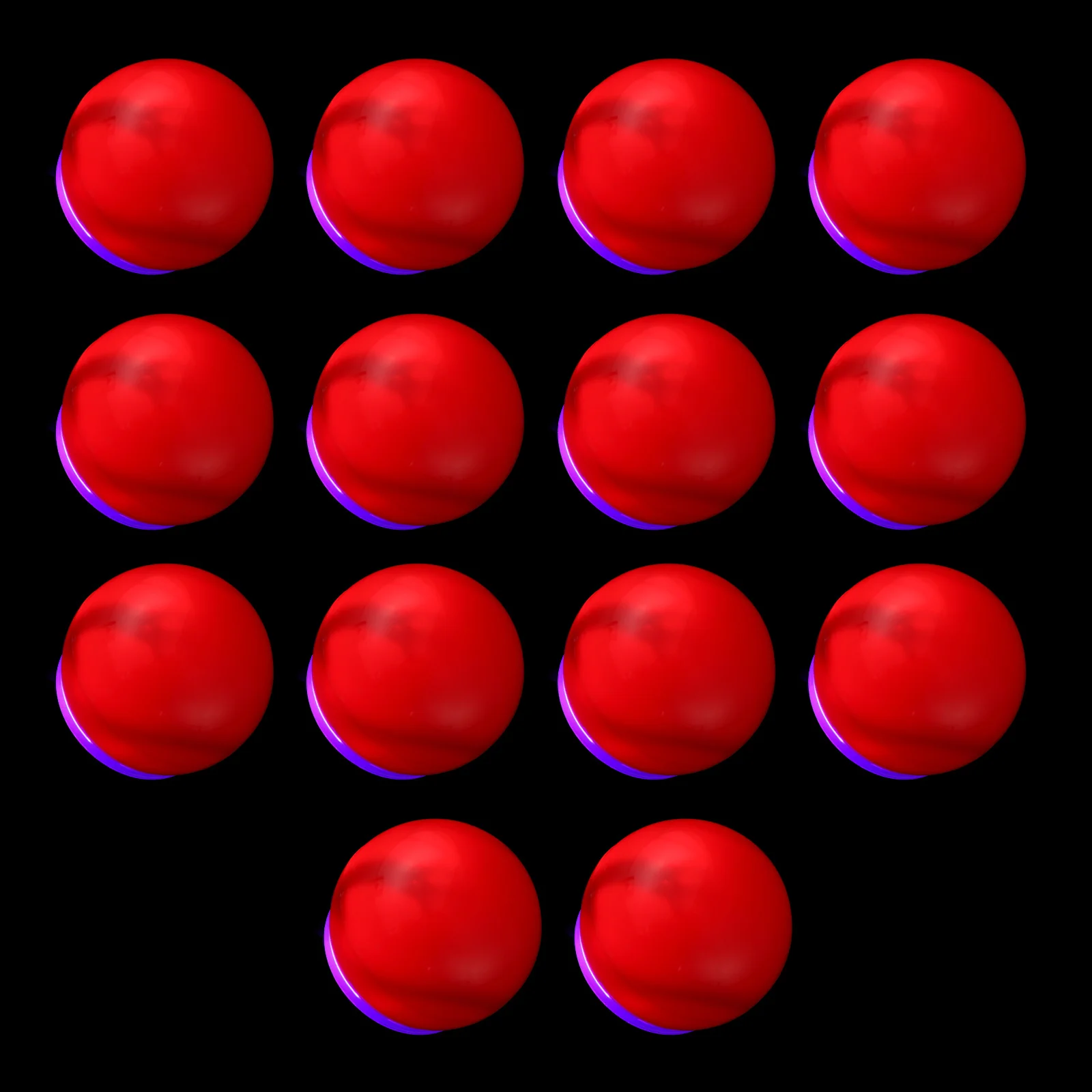 

14Pcs Red Light Up Clown Nose Glow Glowing Plastic Party Dress-Up Props Halloween Carnival Circus Accessories Clown Nose Red