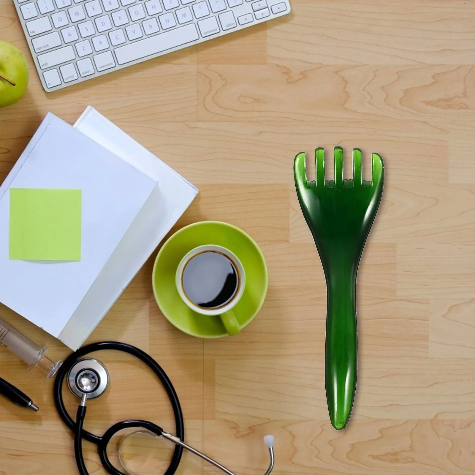 

1Pcs Five Claw Massage Comb Resin Beeswax Eco Friendly Scalp Massage Relaxation Body Massager Beeswax Comb Skin Massager