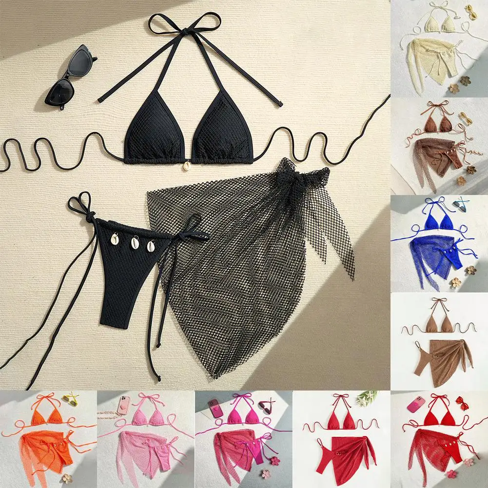 ชุดบิกินี่ตาข่าย ชุดว่ายน้ําลําลอง เหมาะสําหรับสวมใส่ทุกวัน ความยืดหยุ่นปานกลาง เหมาะสําหรับวันหยุดสําหรับชมรมสําหรับวันหยุด