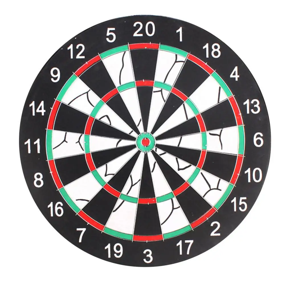 12/15/17inch Wall Mount Dart Boards Double Sided Hanging Dart Target Game Board Safety Kids Adults Indoor Outdoor Shooting Games