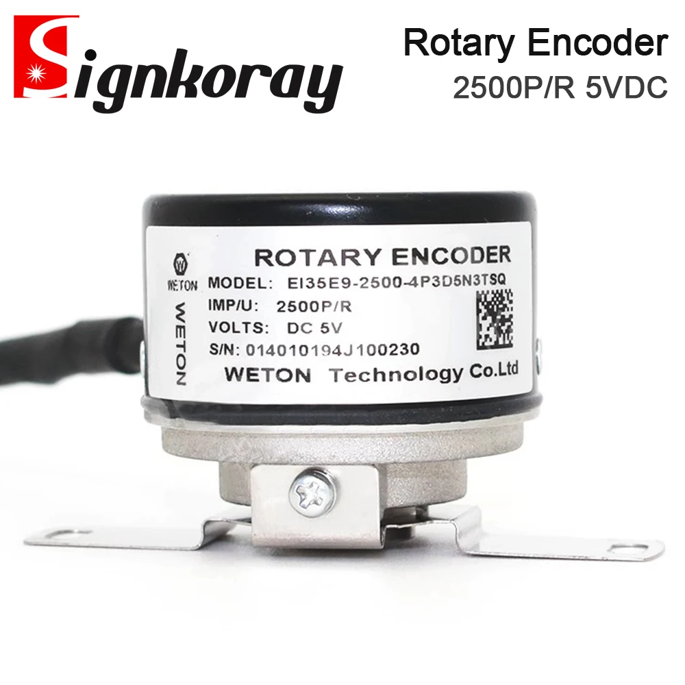 

SignkoRay Servo Motor Encoder 2500P/R 5VDC EI35E9-2500 Series for CNC AC Servo Motor Driver Kits