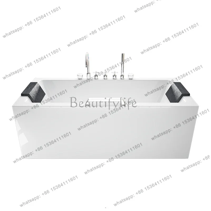 Surfing jacuzzi, home luxury smart multi-functional bathtub, no pipe water accumulation recommended