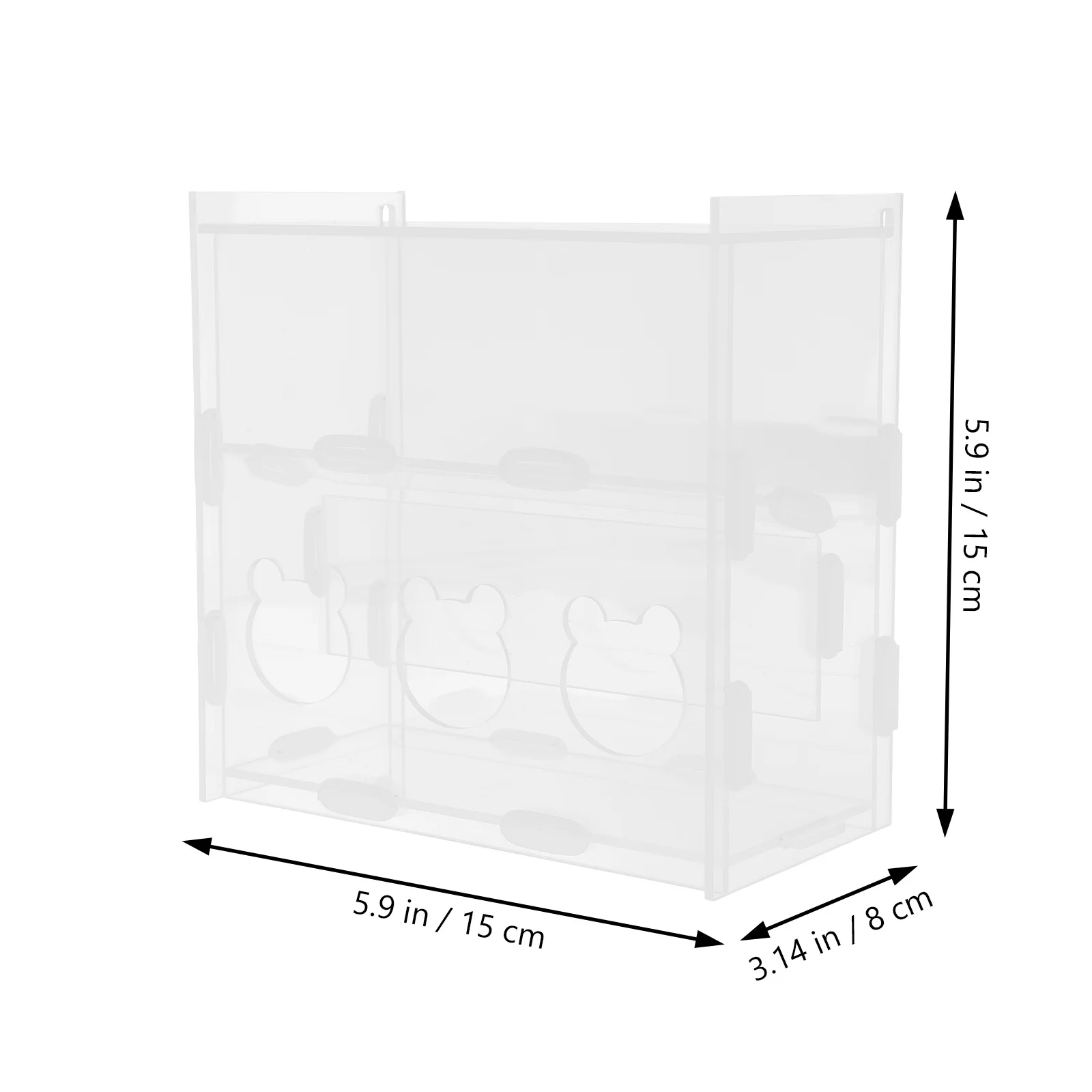 

Transparent Automatic Feeder for Rutin Chicken Easy Setup Acrylic Poultry Feeding Box Multi-Bird Compatible Food Dispenser