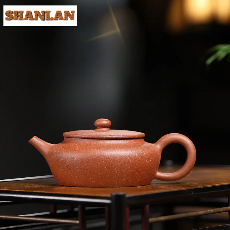 

170ML Authentic Yixing Purple Clay Teapots Handmade Bian Chen Pot Raw Ore Section Mud Tea Maker Kettle Chinese Zisha Teaset Gift