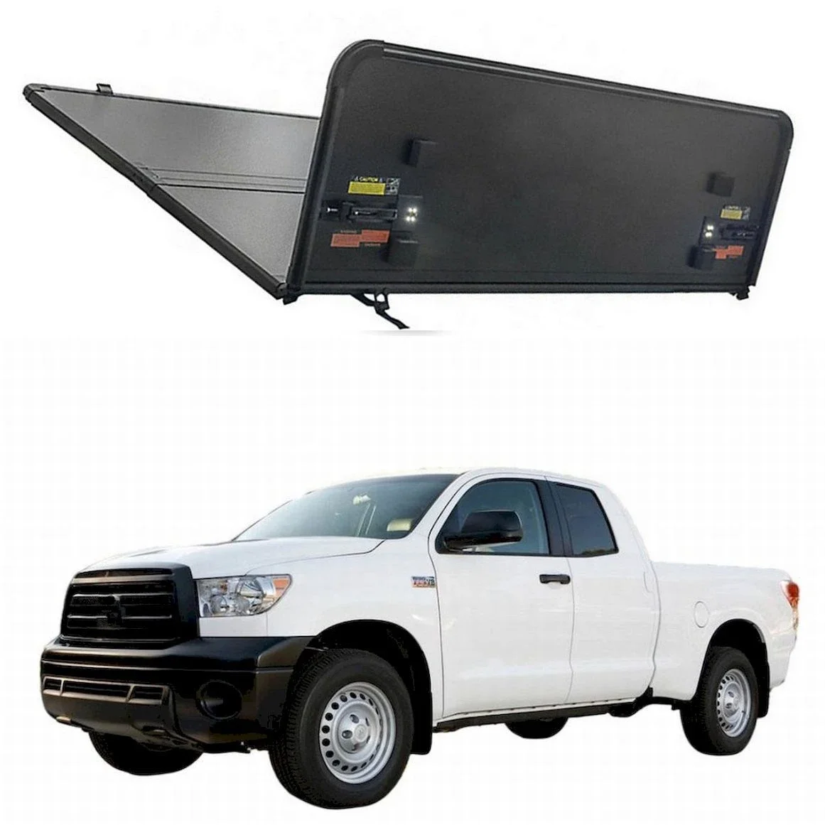 

No Drill Installation Hard Trifold Tonneau Cover for Pick Up for Tundra