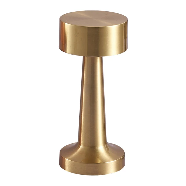 Retro Table Lamp Metal Touch Decor for Bar Coffee Restaurant Decoration Light Desk LED Rechargeable Night Light Bedroom Decor image 3