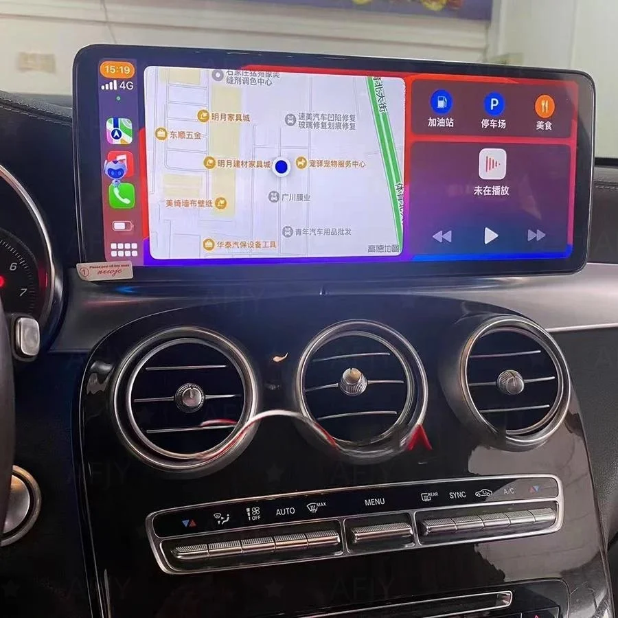 Android 14 Carplay Bildschirm für Mercedes Benz C-Klasse GLC W205 NTG 5.5 2016 2017 -2022 Auto Multimedia Videoplayer HU BT Navi 4G
