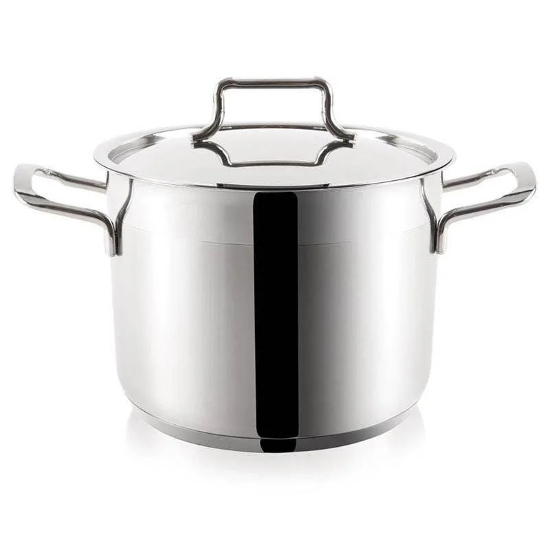 Stalen Pot Met Deksel Anett 28 Cm, 14 L