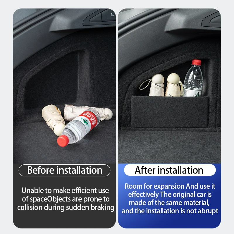 24/25 ZEEKR 001 trunk storage baffle, partition tailgate, side baffle modification, interior special accessories