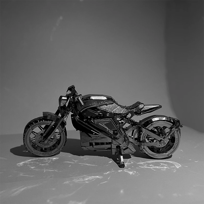 Puzzle 3D en métal pour moto, Kit de fabrication de modèles, jouet pour adulte, cadeau d'anniversaire